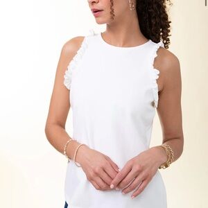 NWT Spartina Ruffle Tank